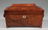 REGENCY ROSEWOOD SARCOPHAGUS-F