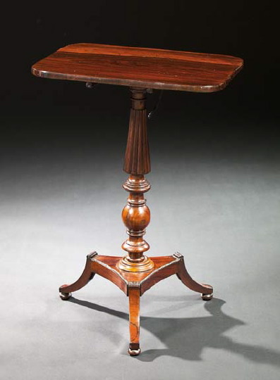 Regency Rosewood Tripod Table, 