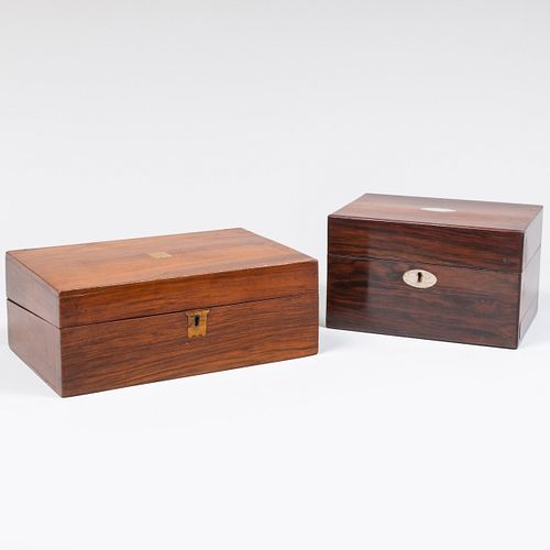 REGENCY ROSEWOOD WRITING SLOPE