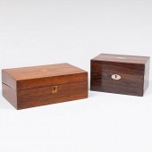 REGENCY ROSEWOOD WRITING SLOPE
