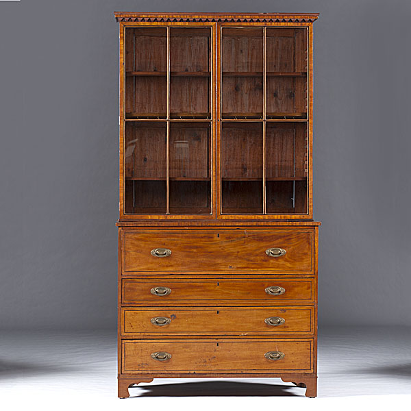 Regency Secretary and Bookcase