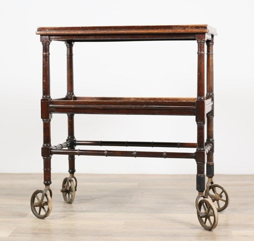 REGENCY STYLE BAMBOO FORM BAR
