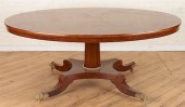 REGENCY STYLE BANDED BURL WOOD