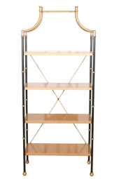 REGENCY STYLE BLACK LACQUERED