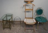 REGENCY STYLE BRASS AND GLASS