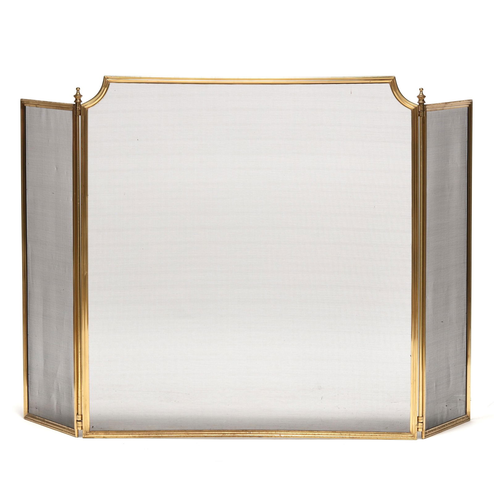 REGENCY STYLE BRASS FIRE