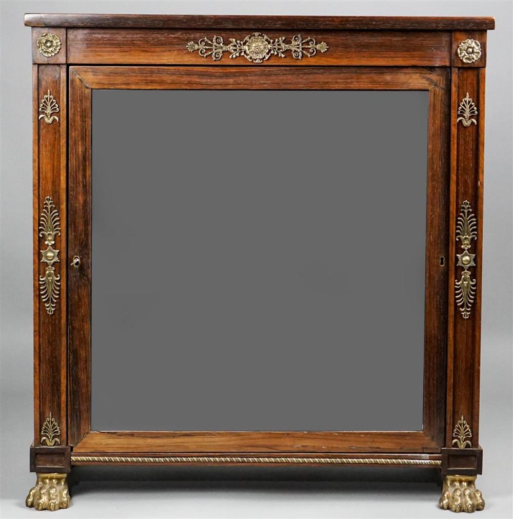 REGENCY STYLE BRASS MOUNTED