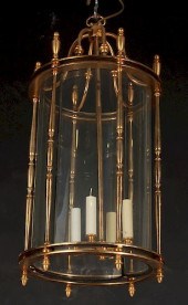 REGENCY STYLE BRONZE HANGING H