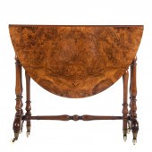REGENCY STYLE BURL WALNUT SUTH