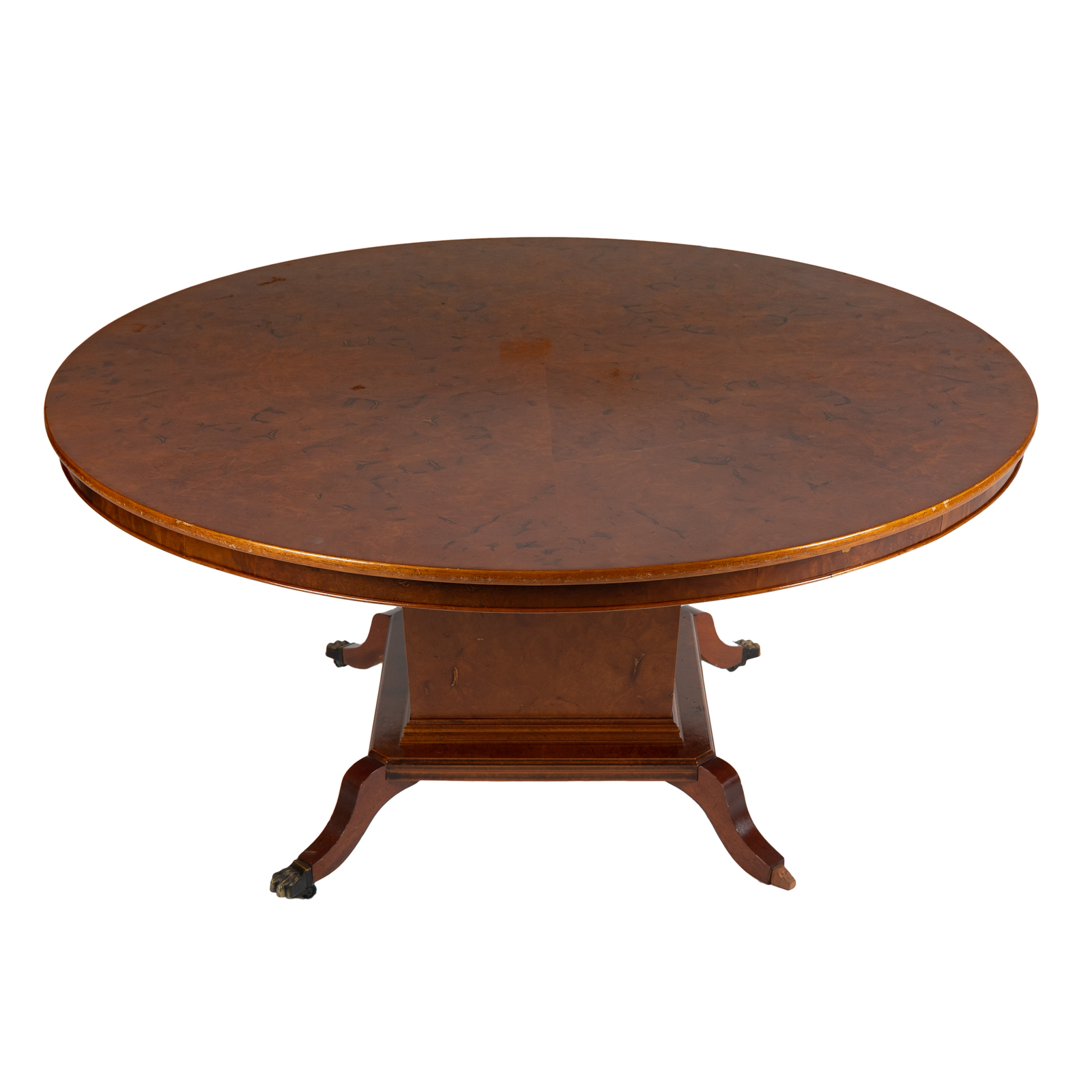 REGENCY STYLE BURLED WOOD