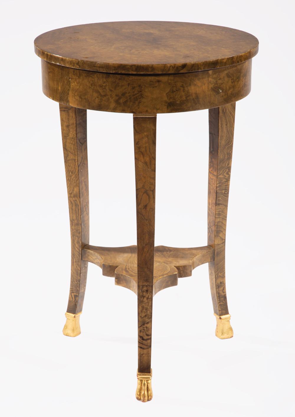 REGENCY-STYLE BURLWOOD AND PARCEL