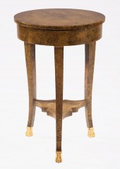 REGENCY-STYLE BURLWOOD AND PAR