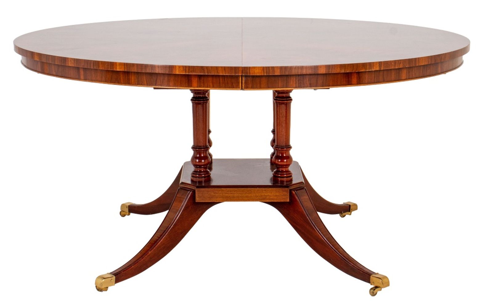 REGENCY STYLE BURLWOOD VENEERED