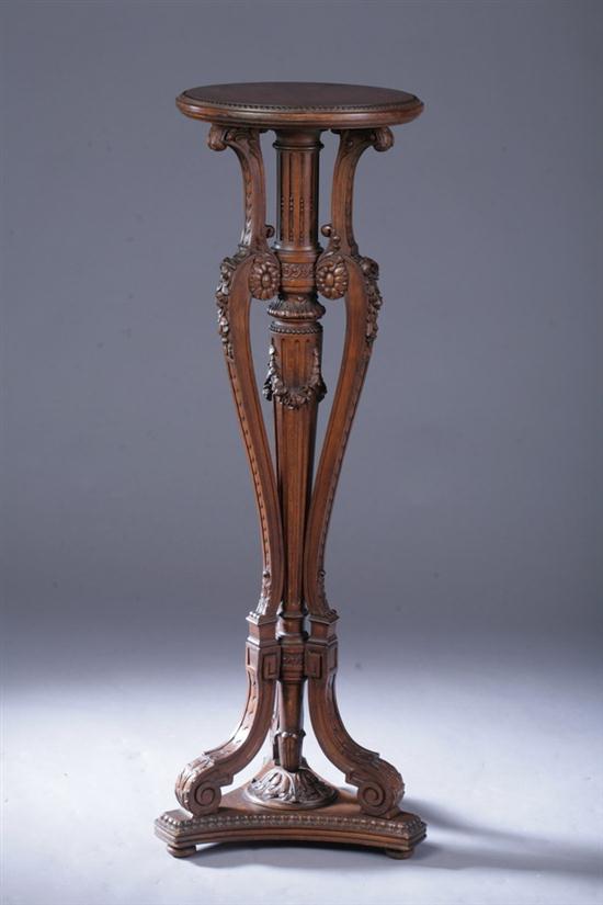 REGENCY STYLE CARVED FRUITWOOD