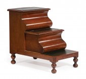 REGENCY-STYLE CARVED MAHOGANY