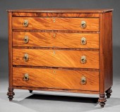 REGENCY-STYLE CARVED MAHOGANY