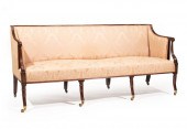 REGENCY-STYLE CARVED MAHOGANY