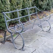 REGENCY STYLE CAST IRON GARDEN