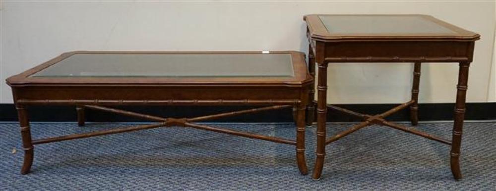 REGENCY STYLE CHERRY GLASS INSET