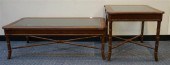 REGENCY STYLE CHERRY GLASS INS