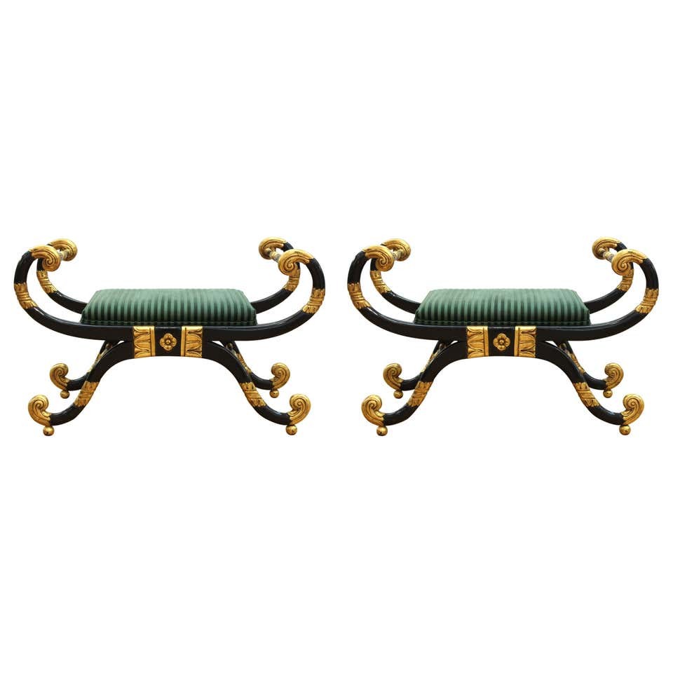 REGENCY STYLE CURULE FORM WINDOW