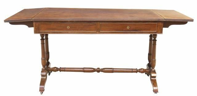 REGENCY STYLE DROP-LEAF WRITING