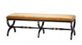REGENCY-STYLE EBONIZED AND PAR