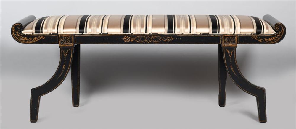 REGENCY STYLE EBONIZED AND