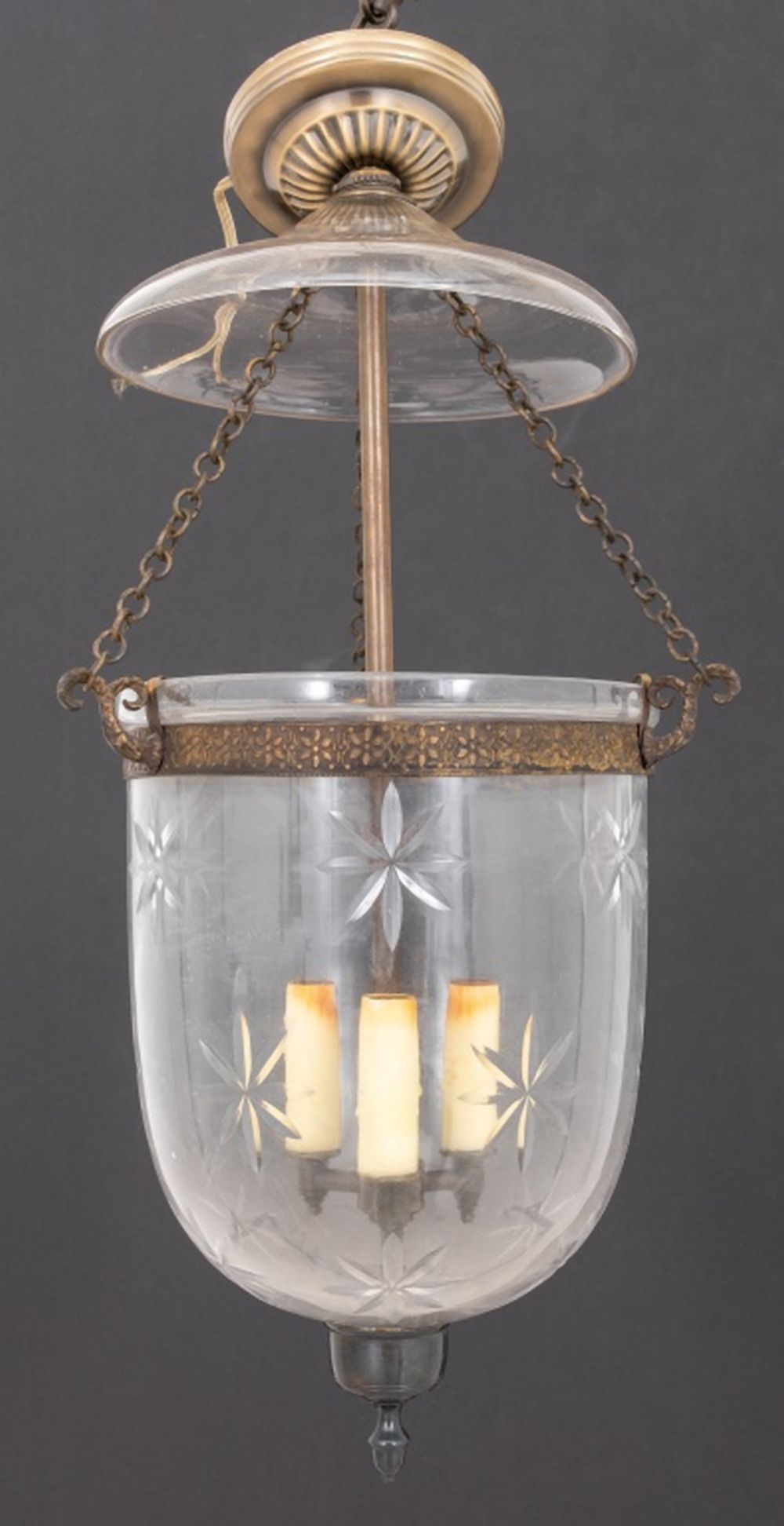 REGENCY STYLE ENGRAVED GLASS
