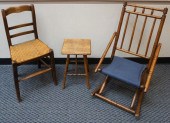 REGENCY STYLE FAUX BAMBOO SIDE