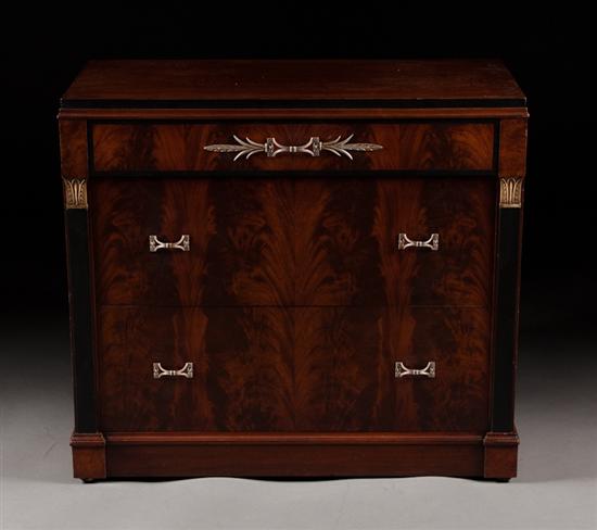 Regency style figured mahogany