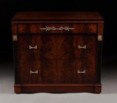 Regency style figured mahogany