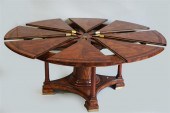 REGENCY STYLE FIGURED MAHOGANY