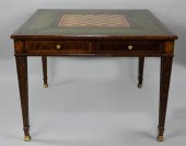REGENCY STYLE GAMES TABLE AND