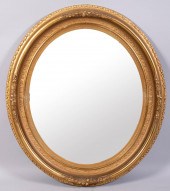 REGENCY STYLE GILT CONVEX MIRR