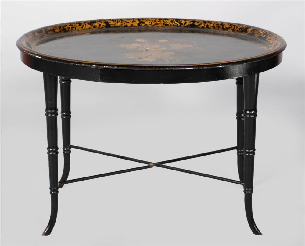 REGENCY STYLE GILT-DECORATED