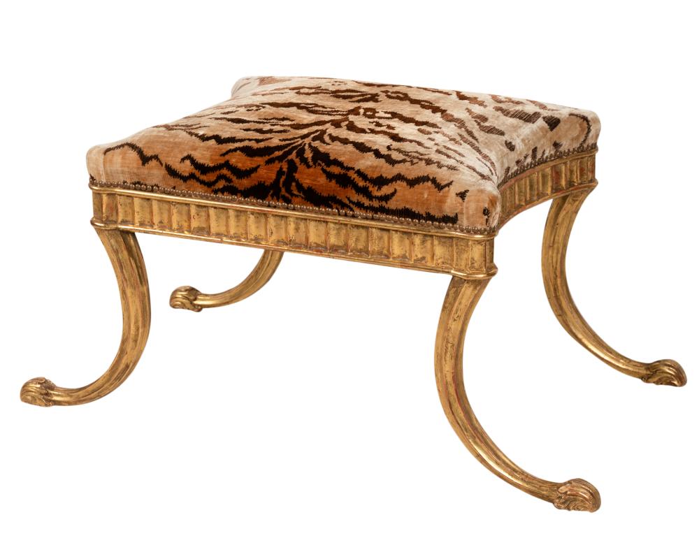 REGENCY-STYLE GILTWOOD AND