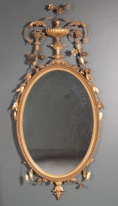 Regency style giltwood and wir
