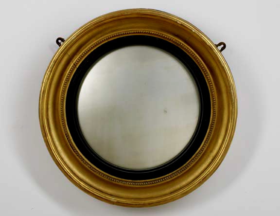 Regency-Style Giltwood Convex