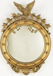 REGENCY STYLE GILTWOOD CONVEX