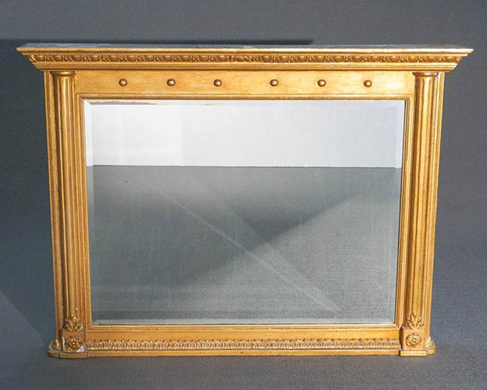 REGENCY STYLE GILTWOOD OVERMANTEL