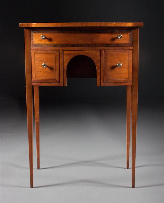 Regency style inlaid and banded