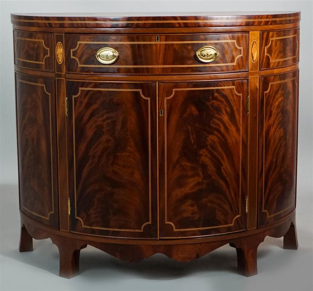 REGENCY STYLE INLAID MAHOGANY