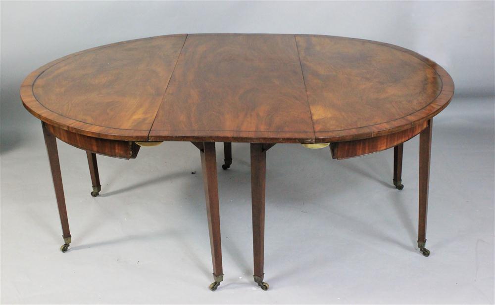 REGENCY STYLE INLAID MAHOGANY