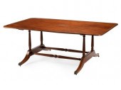 REGENCY-STYLE INLAID MAHOGANY