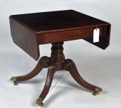 REGENCY STYLE INLAID MAHOGANY