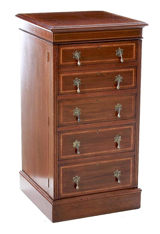 Regency style inlaid mahogany