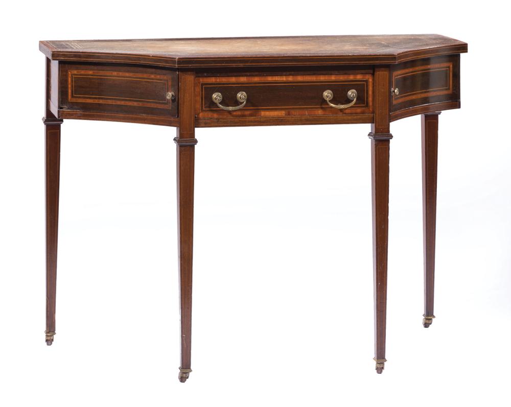 REGENCY-STYLE INLAID MAHOGANY