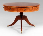 Regency style inlaid rent tabl