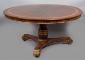REGENCY STYLE INLAID ROSEWOOD